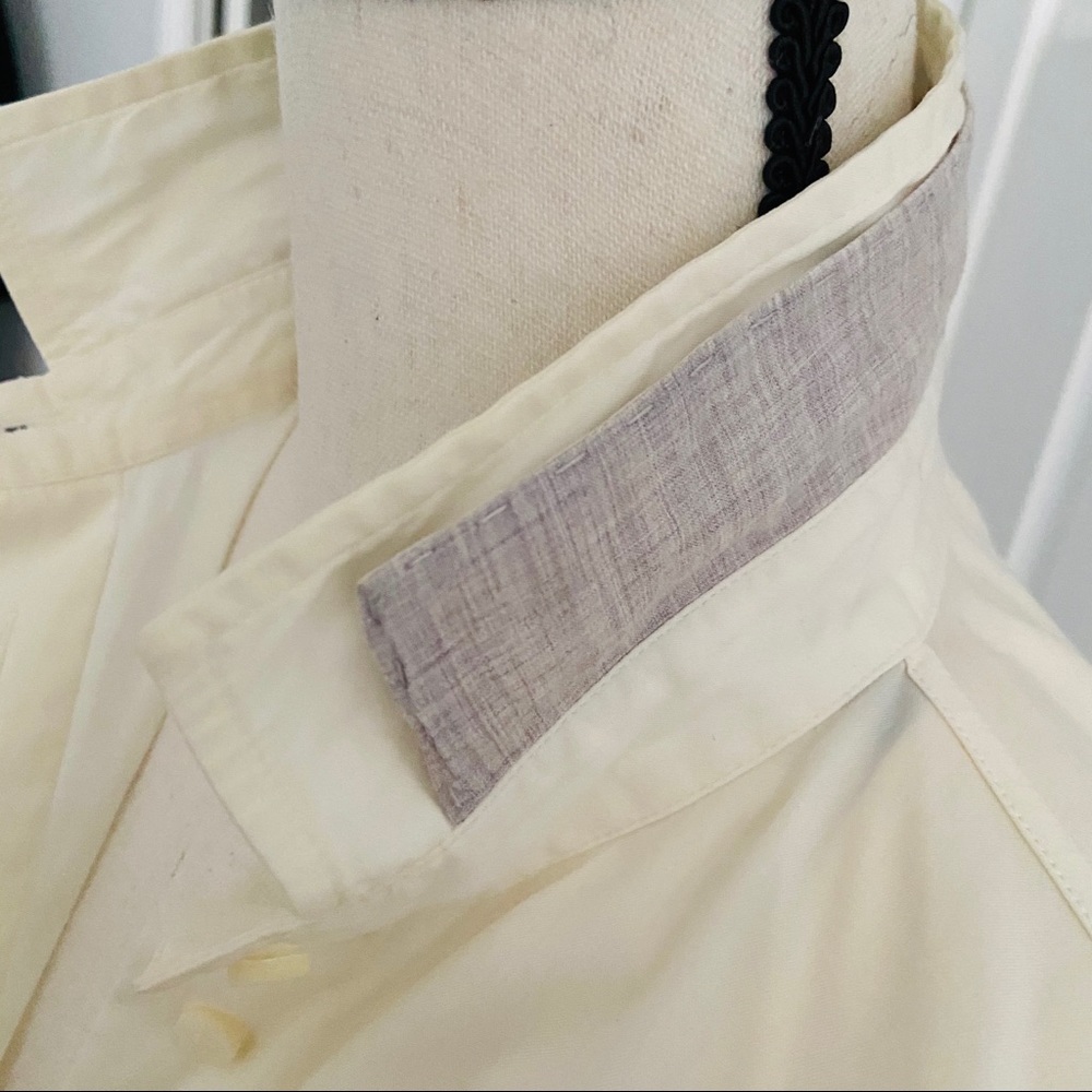 Brunello Cucinelli Cream Button Down Shirt - Picture 8 of 10